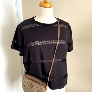 Cute summer black shirt - Large